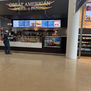 a man standing in front of the counter