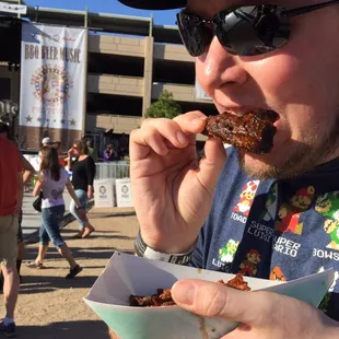 Awesome rib tips from AZ Barbecue.