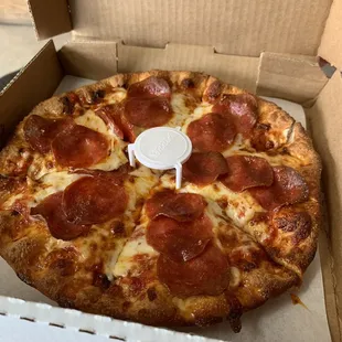 Small pepperoni pizza   9"