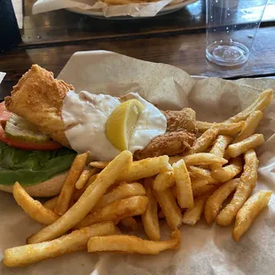 Fried Haddock Sandwich