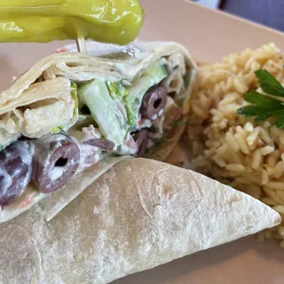 GREEK SALAD WRAP