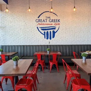 the dining area