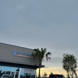 outside