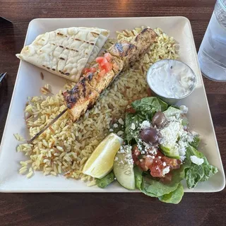 Kids Souvlaki Plate