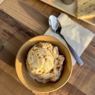 Baklava ice cream - delicious  Must try!