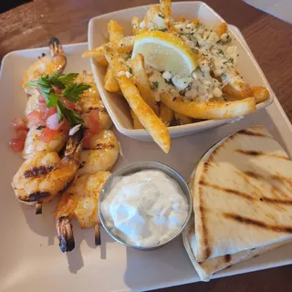 Shrimp Souvlaki
