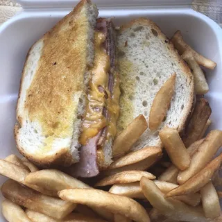 Grilled Ham and Cheese Sandwich