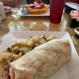 Vegetarian Breakfast Burrito