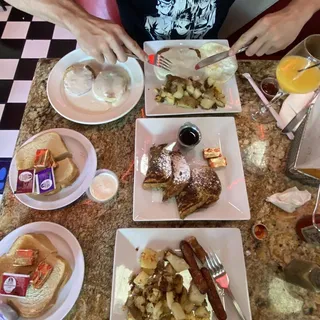 Two Jumbo Eggs with Sausage