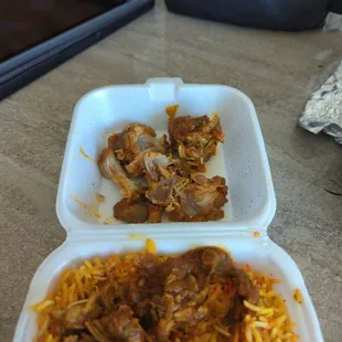 Curry chicken combo