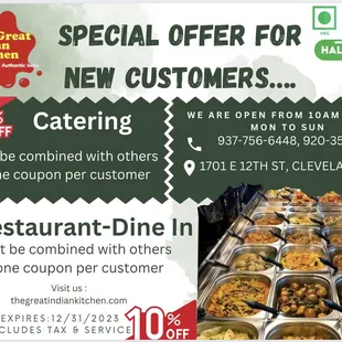 special offer for new customers