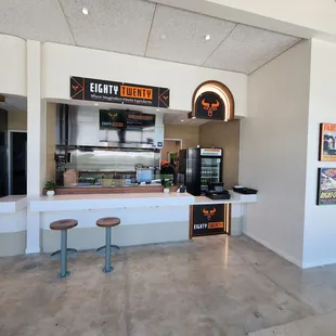 interior, pizza