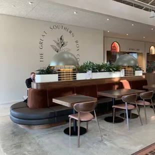 Mural and seating
