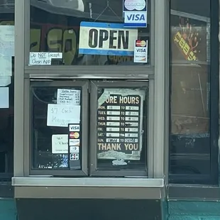 Hours. Closed on Sundays.