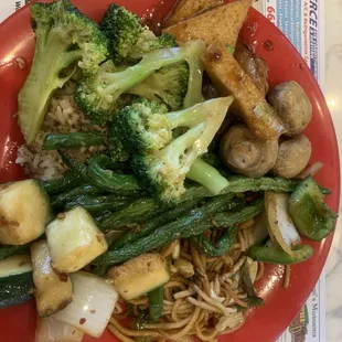 All the veggies!!