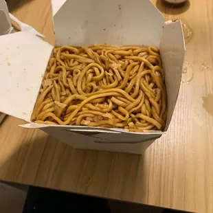 a box of noodles