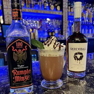Spiked hot chocolate for those cold winter days