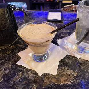 Espresso martini  really really yummy!  Bartenders and staff are super friendly and the craft cocktails are amazing!!