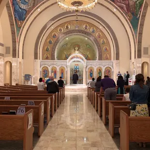 Tours of the Greek Orthodox Church give a history of this, and other churches around the world. Very informative.