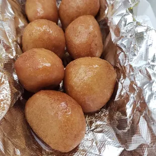 Greek Donuts (Loukoumades): Light Greek Doughnuts traditionally drizzled in Honey Syrup and sprinkled with Cinnamon