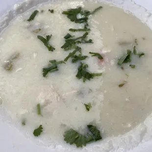 Lemon chicken soup