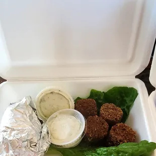 Take out falafel