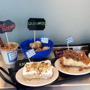 Tempting Greek desserts