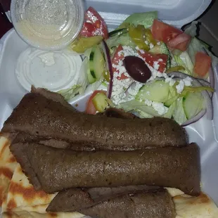 Lunch Gyro Plate special.