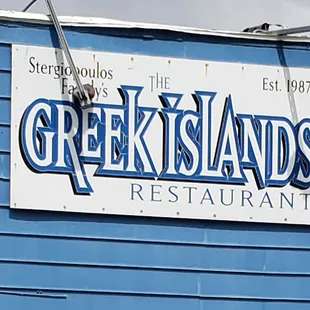 the sign