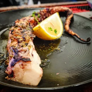 Grilled octopus