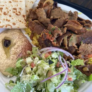 Beef and Lamb Gyro Plate