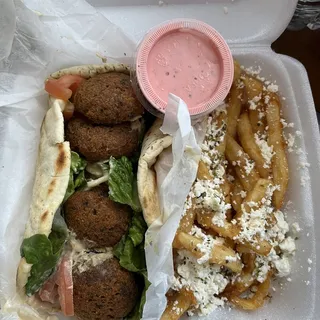 Falafel Pita Wrap