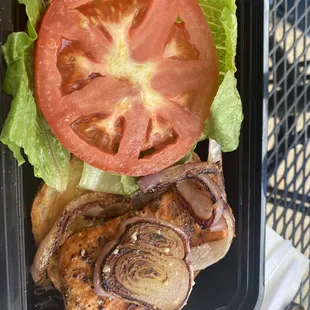 Grilled Salmon Sandwich