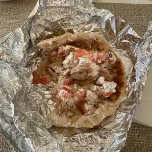 Chicken Souvlaki Pita