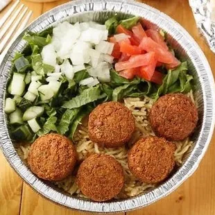 Falafel plate