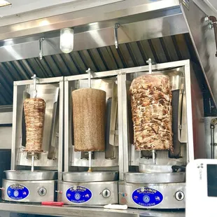 Fresh meats chicken pork and lamb