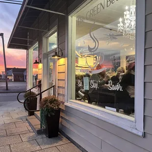 Front entrance at the corner of Washington and Muessing Streetsin the heart of Cumberland!