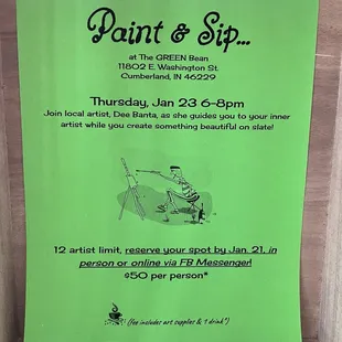 Follow us on Facebook and Instagram for updates on classes like this one coming up Jan. 23!