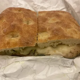 Grilled Chicken Pesto Sandwich