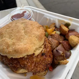 Chicken Biscuit Sandwich