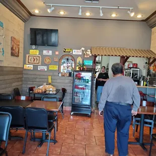 Small takeout place with tables. The food is beautifully prepared. Fresh. Quality.