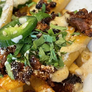 crazy chorizo fries