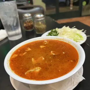 Posole!  So deliciously flavored! I wish I lived closer but they just opened another location in Mission Viejo!