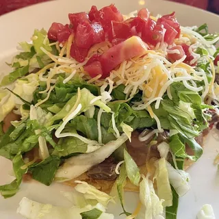 Tostada w/meat