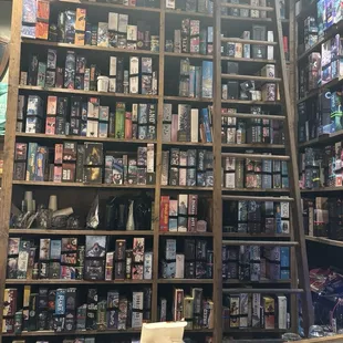 Games behind the bar. (Only a few of the many)