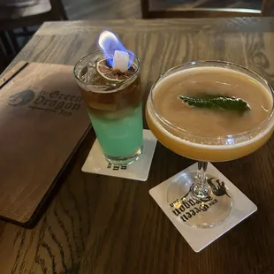 The Green Dragon and Apricot Grove