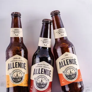 three bottles of alende
