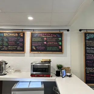 Menu boards