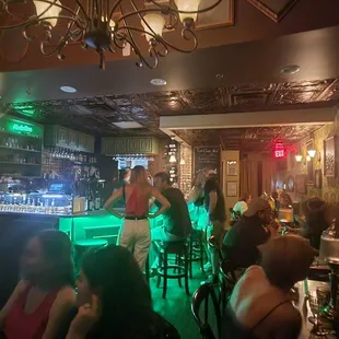 Bar and seating