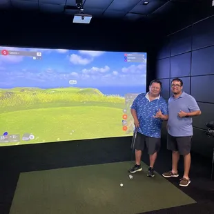 Gold simulator and great friends.